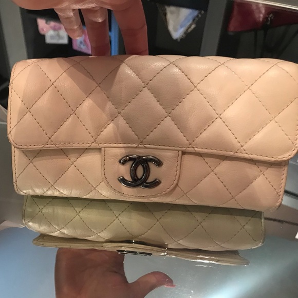 chanel large clutch